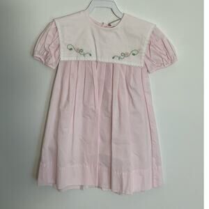 Lullaby Set-‎ Vintage dress- Pink floral 3T